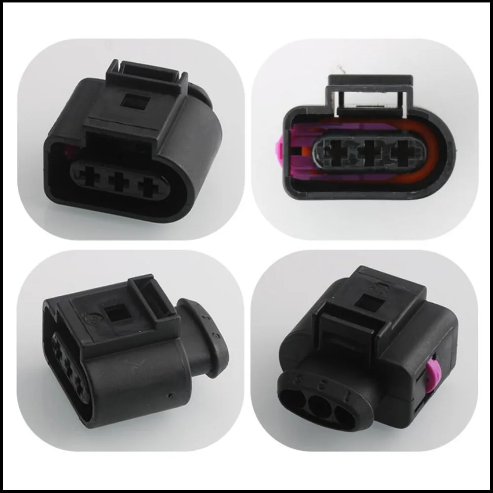 Imagem -03 - Conector de Cabo Impermeável Automático Plugue Automotivo Soquete Masculino Família Terminal Selado Pinos 100conjunto 1j0973723
