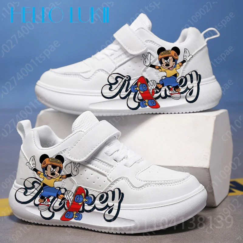 

Cool mickey mouse shoes fashion girl boy Shoes sneakers for children Running Children students kids Casual Sports board gift