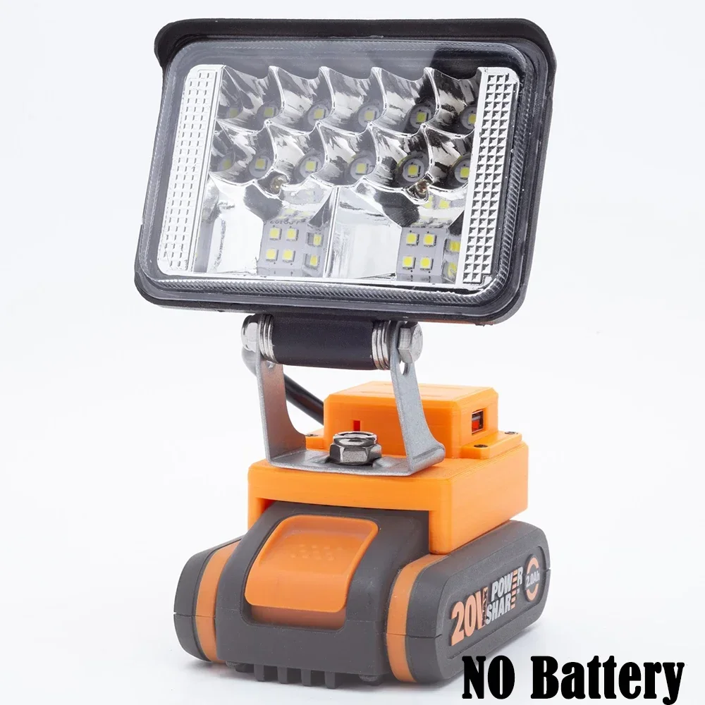 

Portable LED Work Light For Worx 20V 4PIN WA3551.1 Lithium Battery Familiale Camping Outdoor Travel Light(NO Battery )