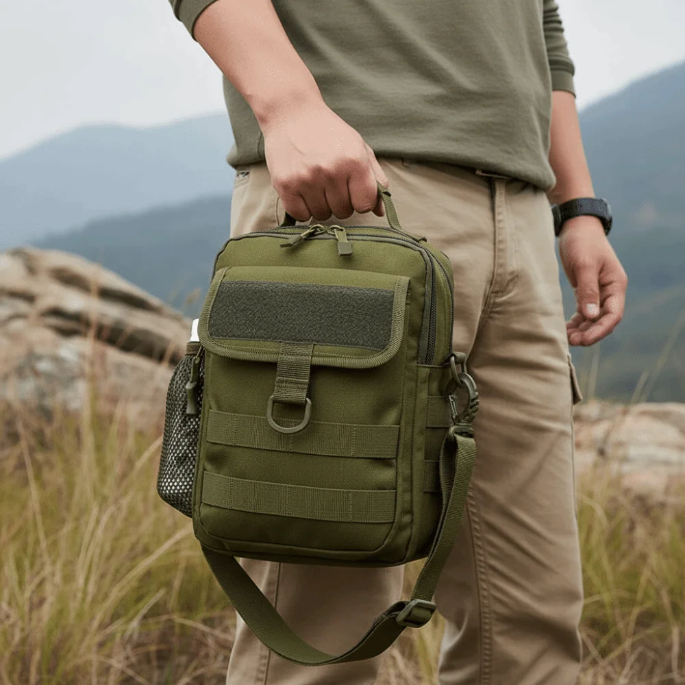 

Large Capacity Nylon Chest Bag Minimalist Wear-Resistant Men's Multi-functional Sports Satchel Multi Functional Lightweight