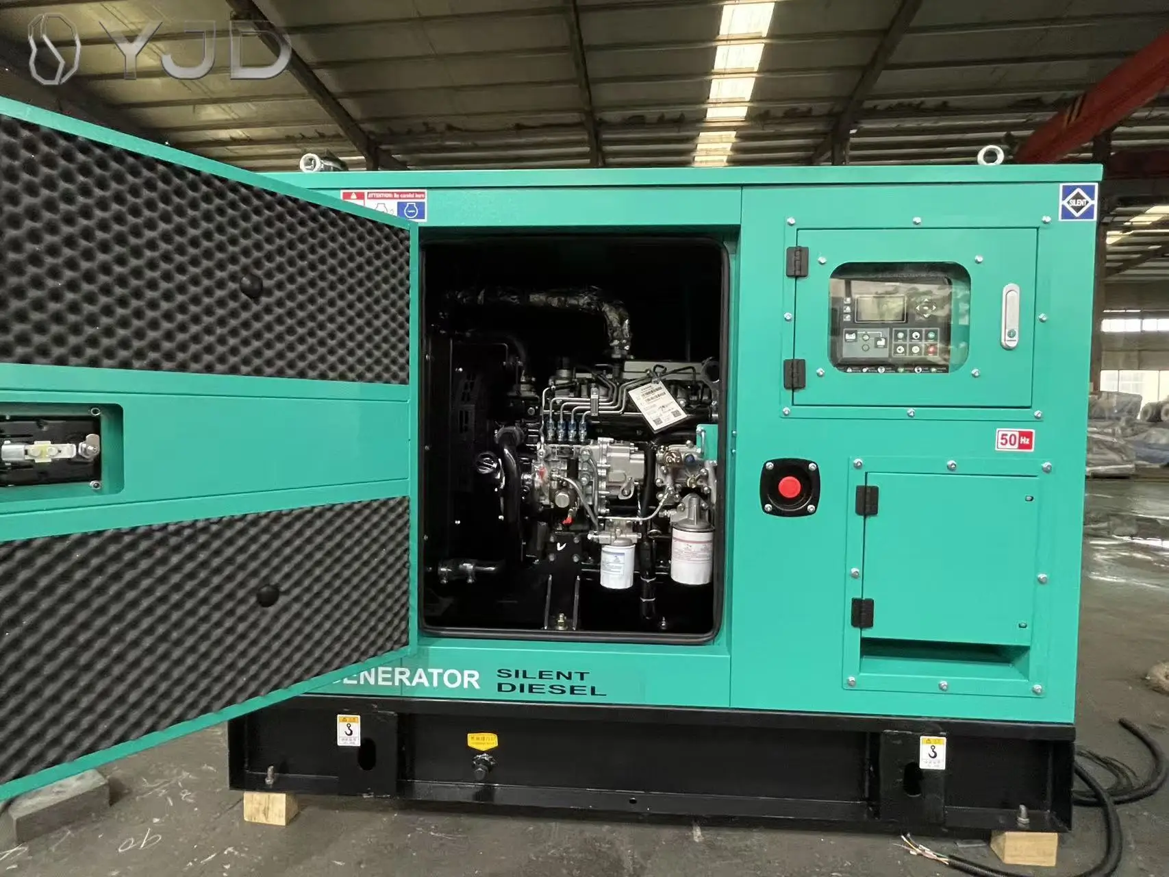 Yuc-hai YC4V45Z-D20 30KW 35KVA Super Silent Canopy Type Diesel Generator Brushless Alternator Remote Start Control Penal 50/60Hz