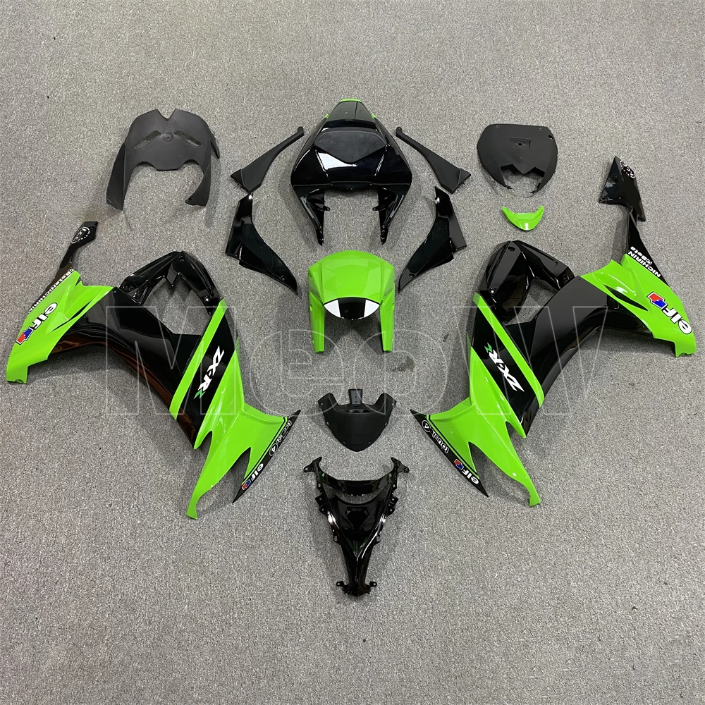 

kit New ABS Whole Motorcycle Fairings Kit Bodywork set Cool Fit for Ninja ZX-10R ZX10R 2008 2009 2010 08 09 10 black green