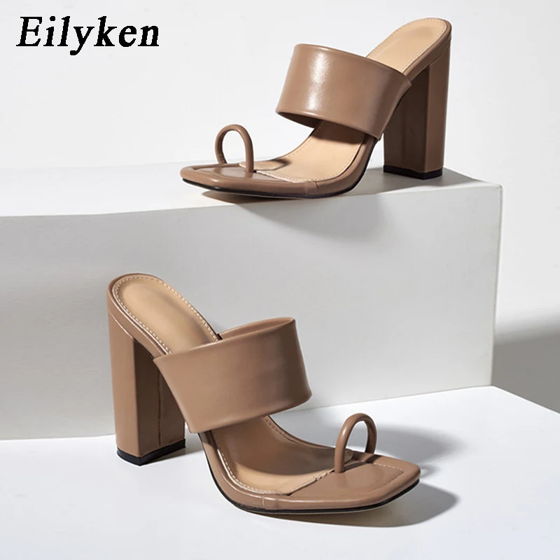 Eilyken Women Gladiator High Heels Sandals Summer Party Dress Shoes Cross Strap Lace-up Pumps size 41