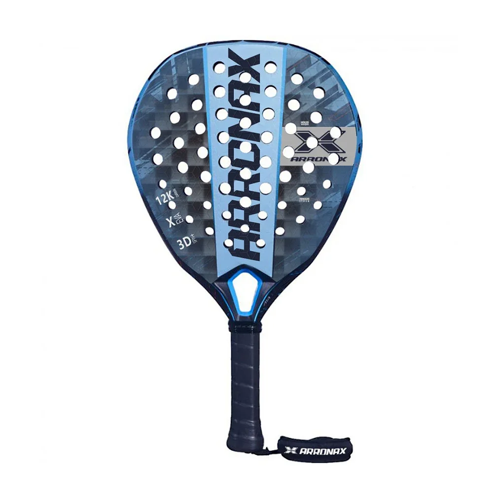 Professional Padel Tennis Racket, Soft Face, Carbon Fiber, Lightweight, Fashionable EVA Sports Equipment, High Quality, 2024