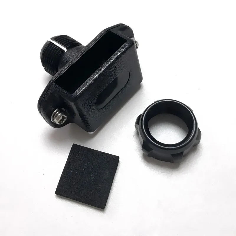 Car Radio Mount Bracket Walkie Talkie Holder 17mm Ball Base Screw Adhesive Mount
