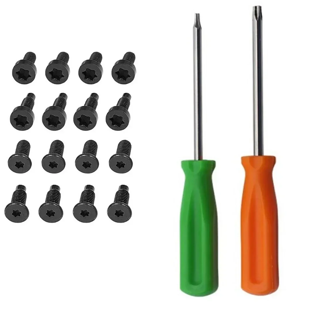 16pcs Magnetic Torx Screwdriver 116mm T6/T15 Security Screws For Doorbell Install Repairing Hand Tools Hardware Accessories