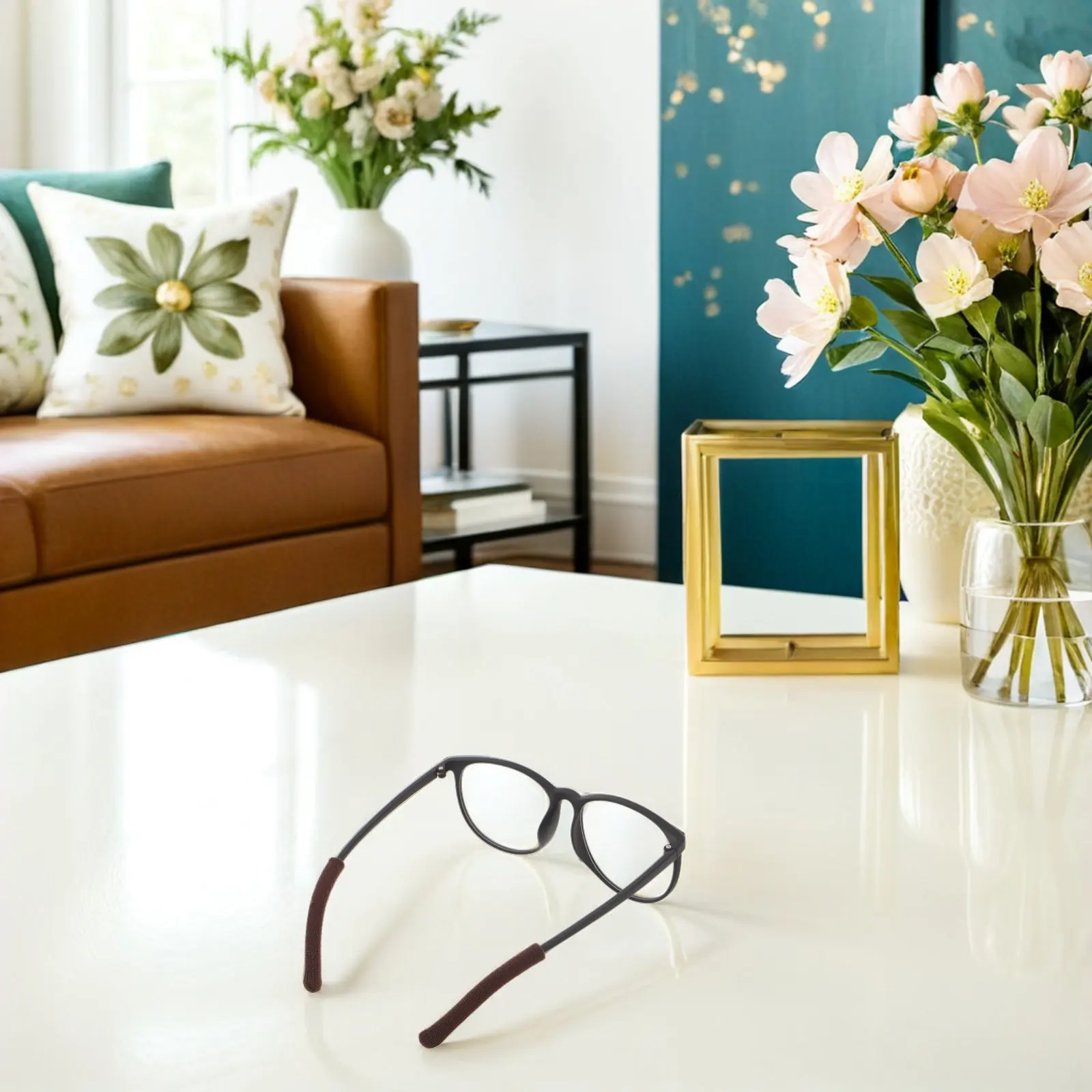 

4 пары мягких накладок на дужки очков, противоскользящие подушечки для ушей, для офиса, поездок на работу и занятий спортом