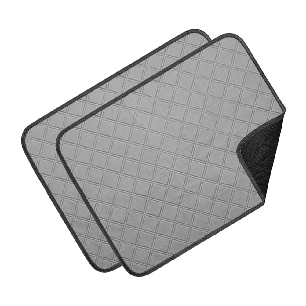 

2Pcs Reusable Washable Pet Pee Pad Absorbent Dog Training Mat Waterproof Puppy Pads for Home Use Washable Pee Pad for Dog