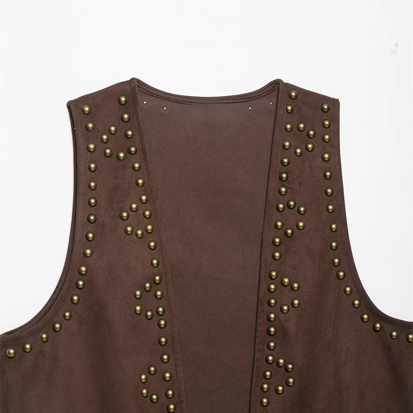 RARA2025 ملابس نسائية صيفية جديدة غير رسمية بسيطة موضة فضفاضة مريحة بدون فتحة سترة دون أكمام + شورت برشام #6