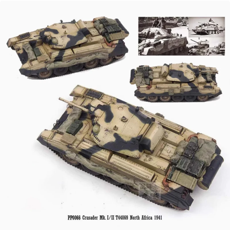 

1/72 Scale Crusader MK.I/II T44869 North Africa 1941 Tracked Tank Model PP0066 Static Display Collectible Gift Decoration