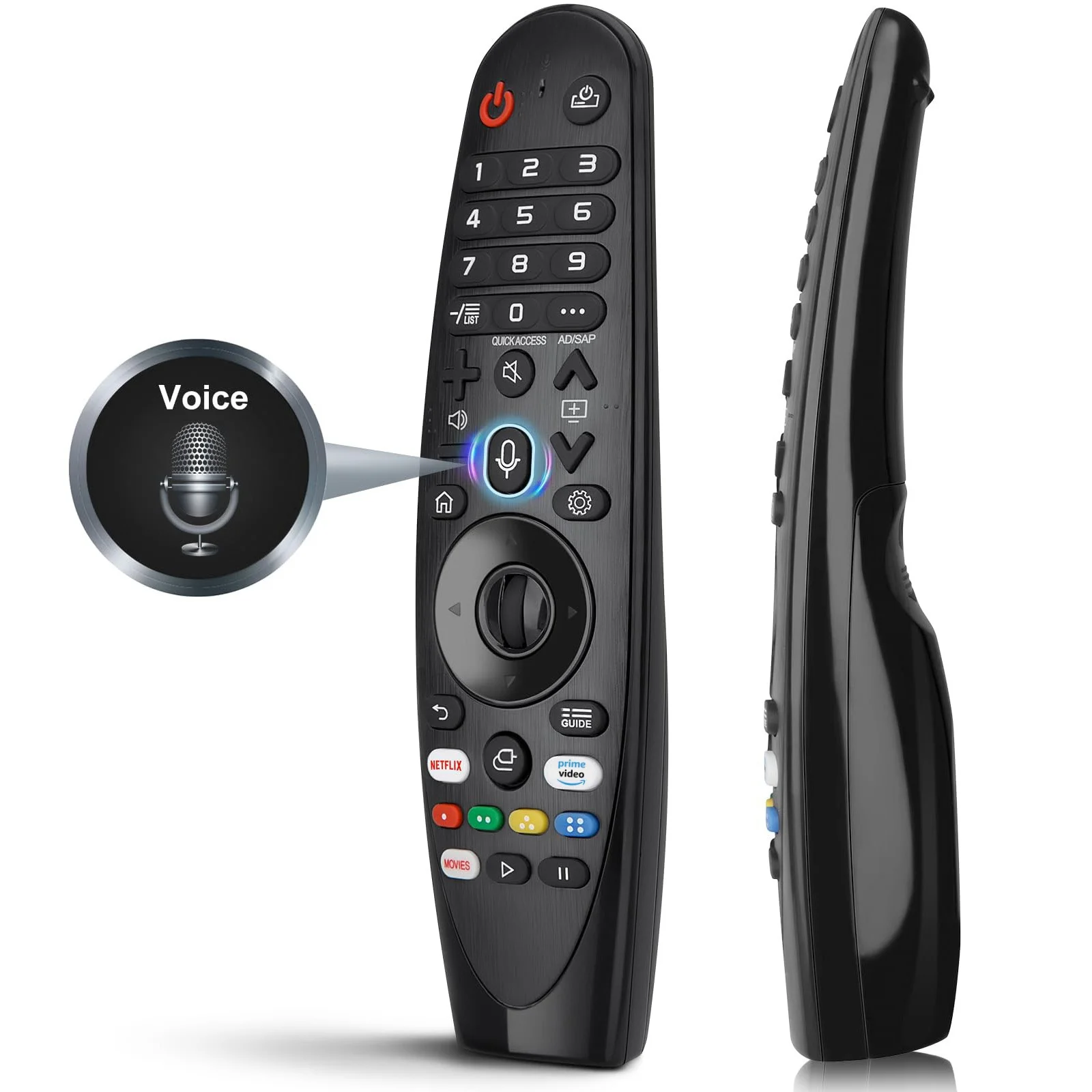 Voice Magic Remote Control With Pointer Function AKB75855501 AN‑MR20GA MR19BA MR18BA For WebOS OLED QNED NanoCell Smart TV