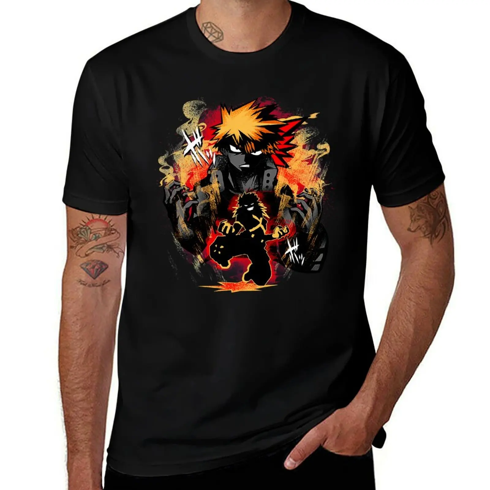 Hero Rival T-Shirt Comfortable Basic Crew Neck Tee T-Shirt
