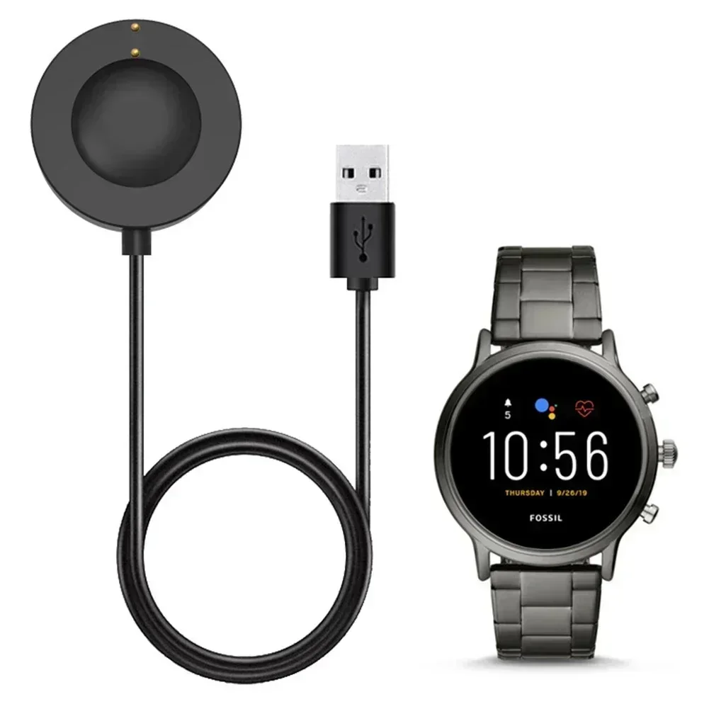 For Compatible For Fossil GEN 4th And 5th Generation Smart Watch Wireless Sport Charger Charging Cable Dock Automatic Power Off