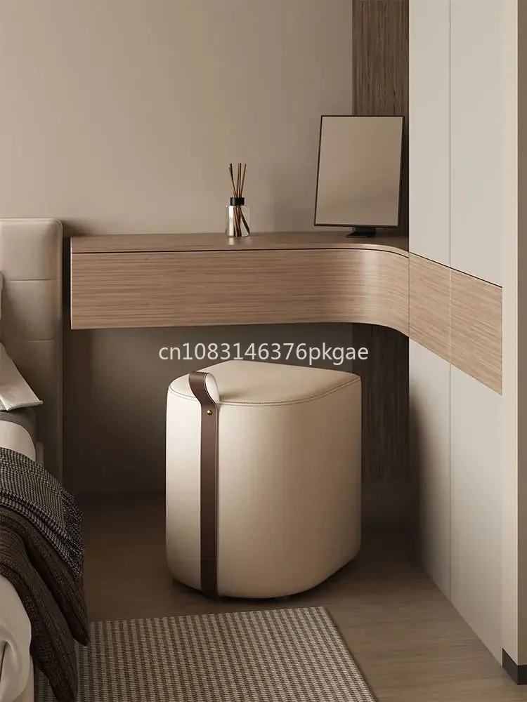 

Makeup Stool Dresser Chair Women's Bedroom Makeup Chair Light Luxury Dressing Stool High-grade Nordic Small Square Stool