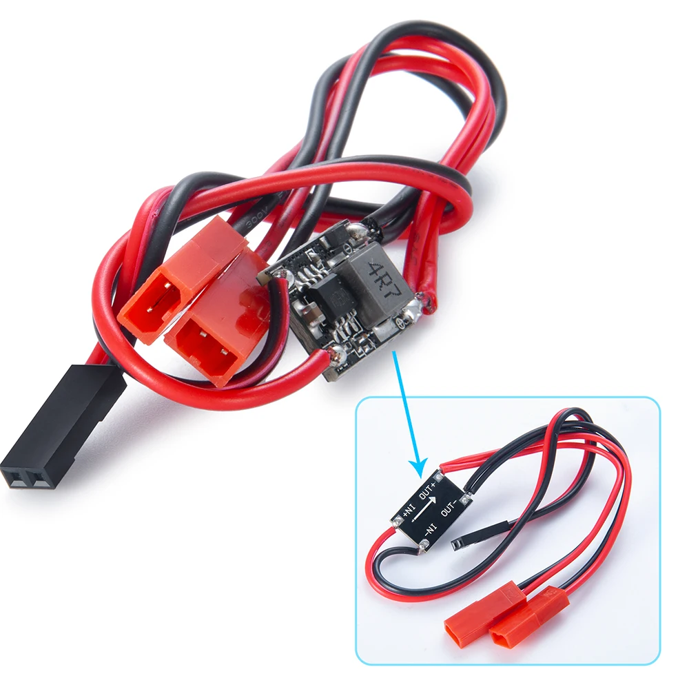 AXSPEED-barra de luz LED delantera y trasera, Kit completo para 1/8 Sledge 4WD Monster Truck, lámpara decorativa para coche, piezas de mejora