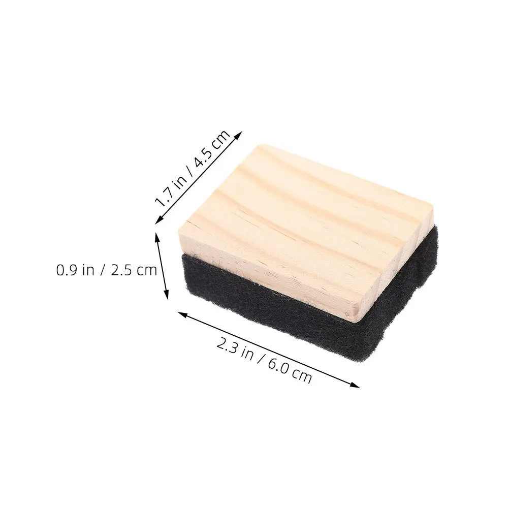 8 قطع من محايات السبورة المصنوعة من الخشب الصغير، منظف الطباشير خفيف الوزن لمستلزمات المكتب والمدرسة والفصول الدراسية، ممحاة اللباد #6