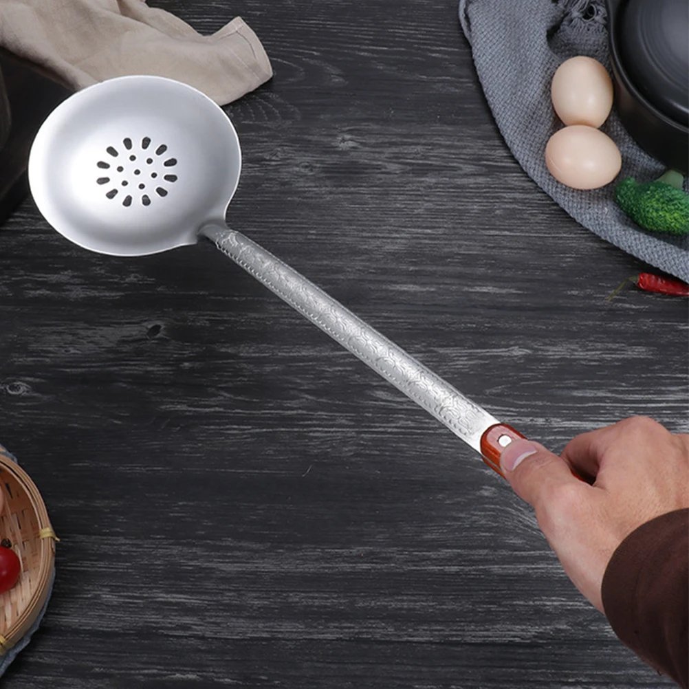 

Stainless Steel Rice Shovel Long Handle Cooking Spatula Wok Spoon Multipurpose Kitchen Tool Practical Home Restaurant