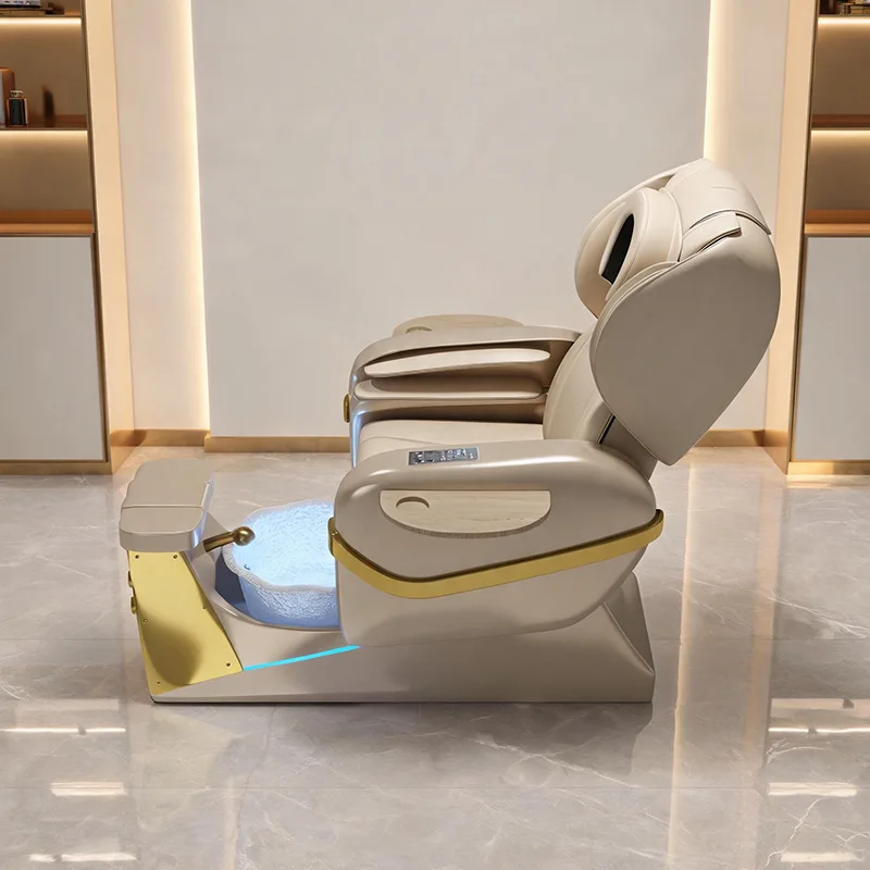 Electric Pedicure Chair, SPA Massage Foot Soak Sofa, Beauty Salon Nail Salon Recliner, Adjustable Comfortable Relaxation