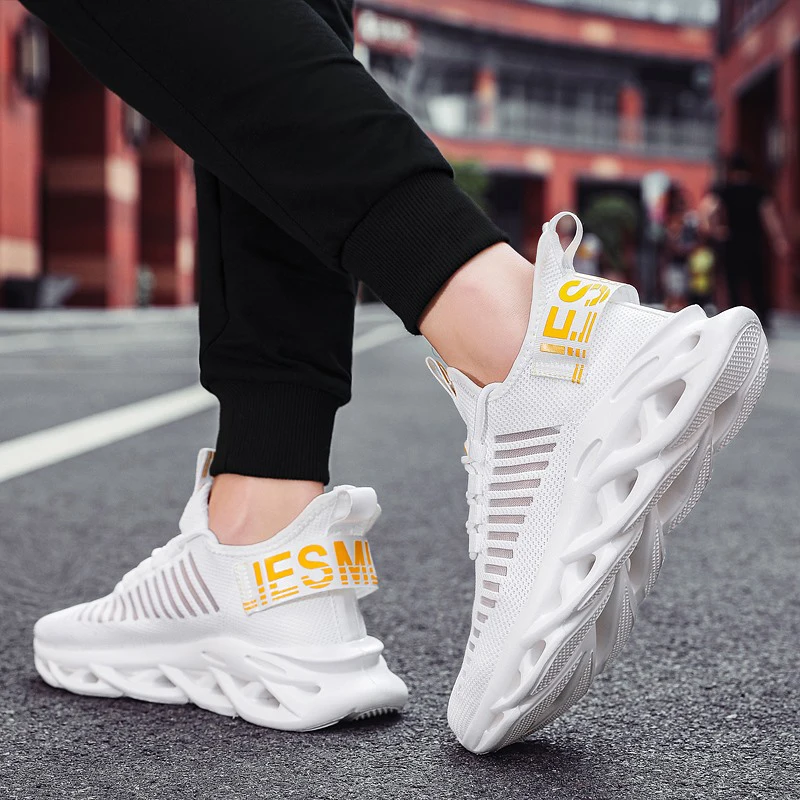 Men Shoes Comfortable Sneakers Breathable Running Shoes For Men Mesh Tenis Sport Shoes Waling Sneakers