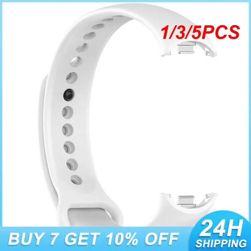 1/3/5PCS Strap Durable Functional Fitness Water-resistant Strap Sleek Design Mi Band 8 Easy To Use Stylish