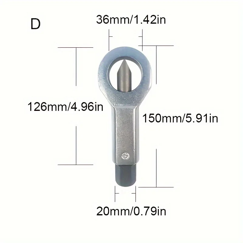 Metal Nut Splitter Tool Heavy Duty, Rusty Nut Separator for Removing Broken and Damaged Nuts Manual Pressure Tools