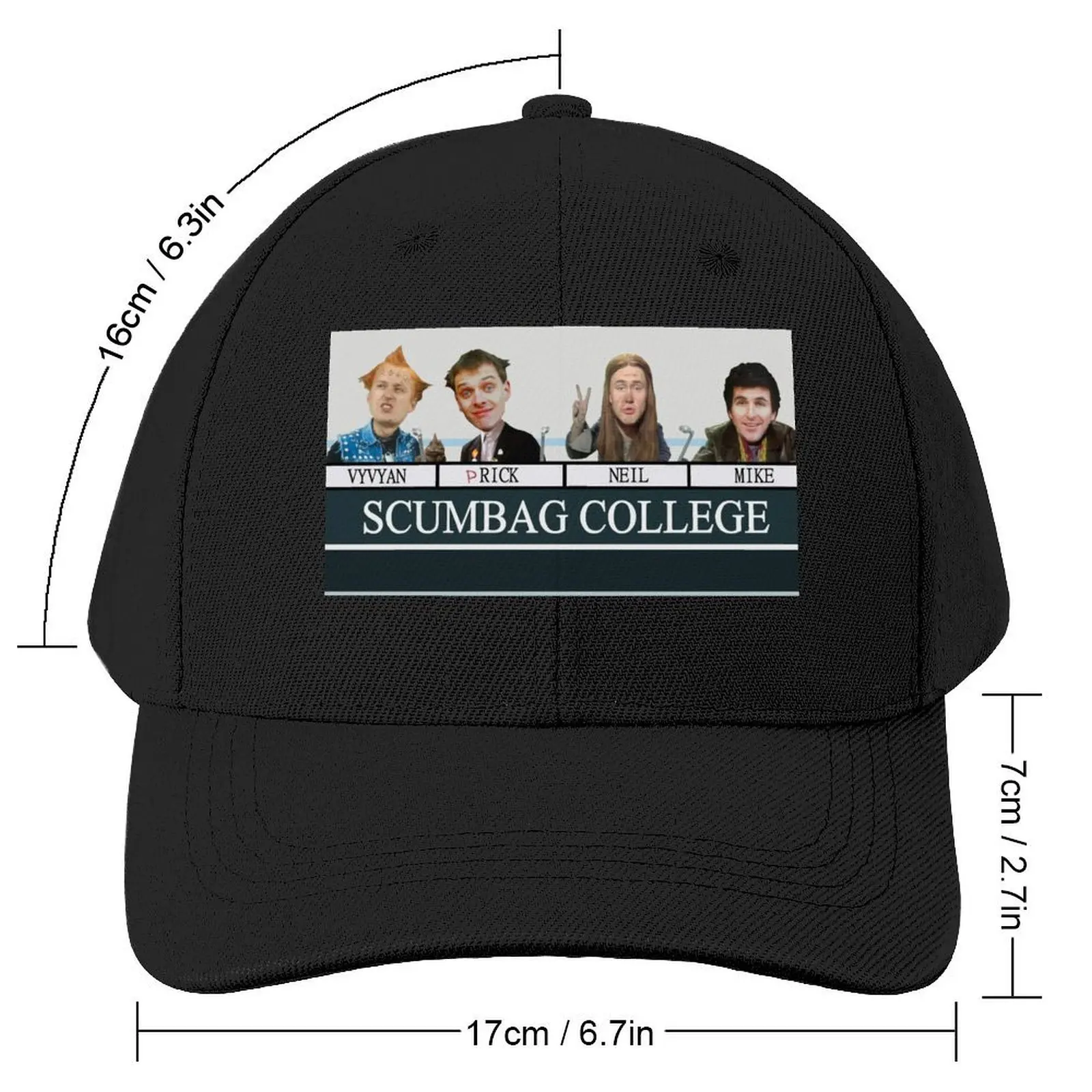 The Young Ones Scumbag College Baseball Cap Ball Cap Beach Bag For Man Women's