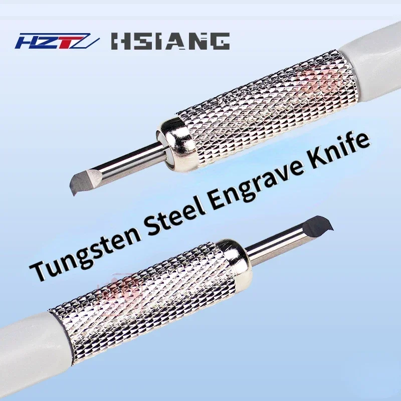 HSIANG Model Tool 0.075~0.2mm Tungsten Steel Engrave Knife Assembly Model Craft Cutting Tool for Model Building Hobby DIY Tools