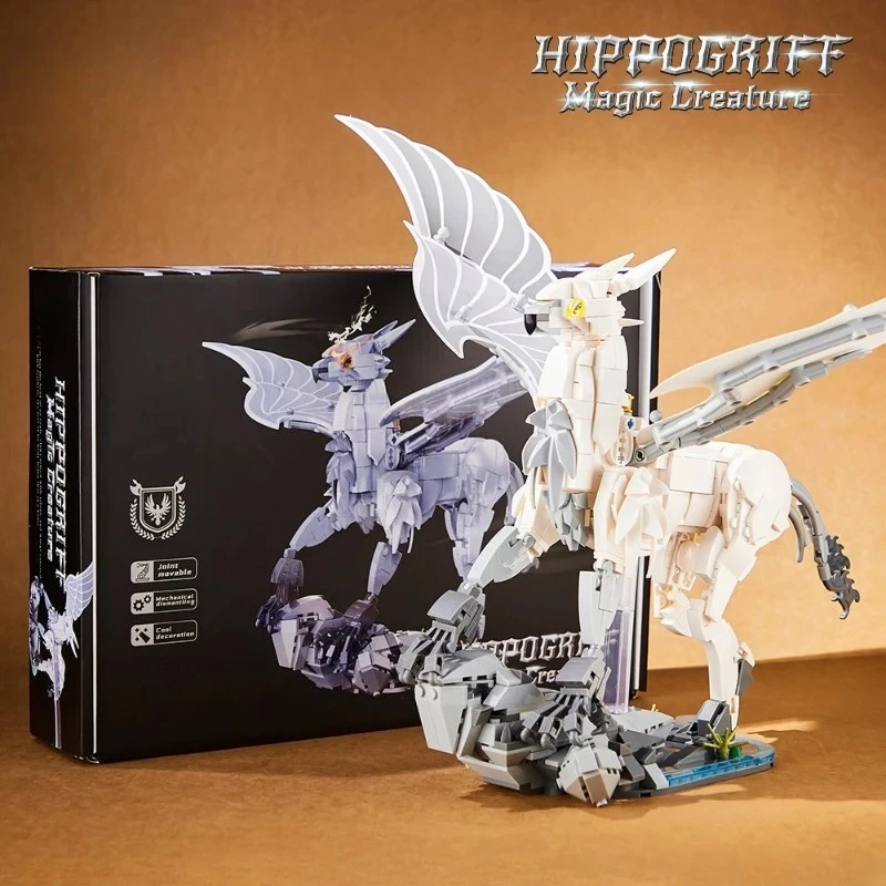 

Deke Creation 7036, волшебный мир, орел, лошадь, строительный блок, структура вождения, креативная модель животного в сборе