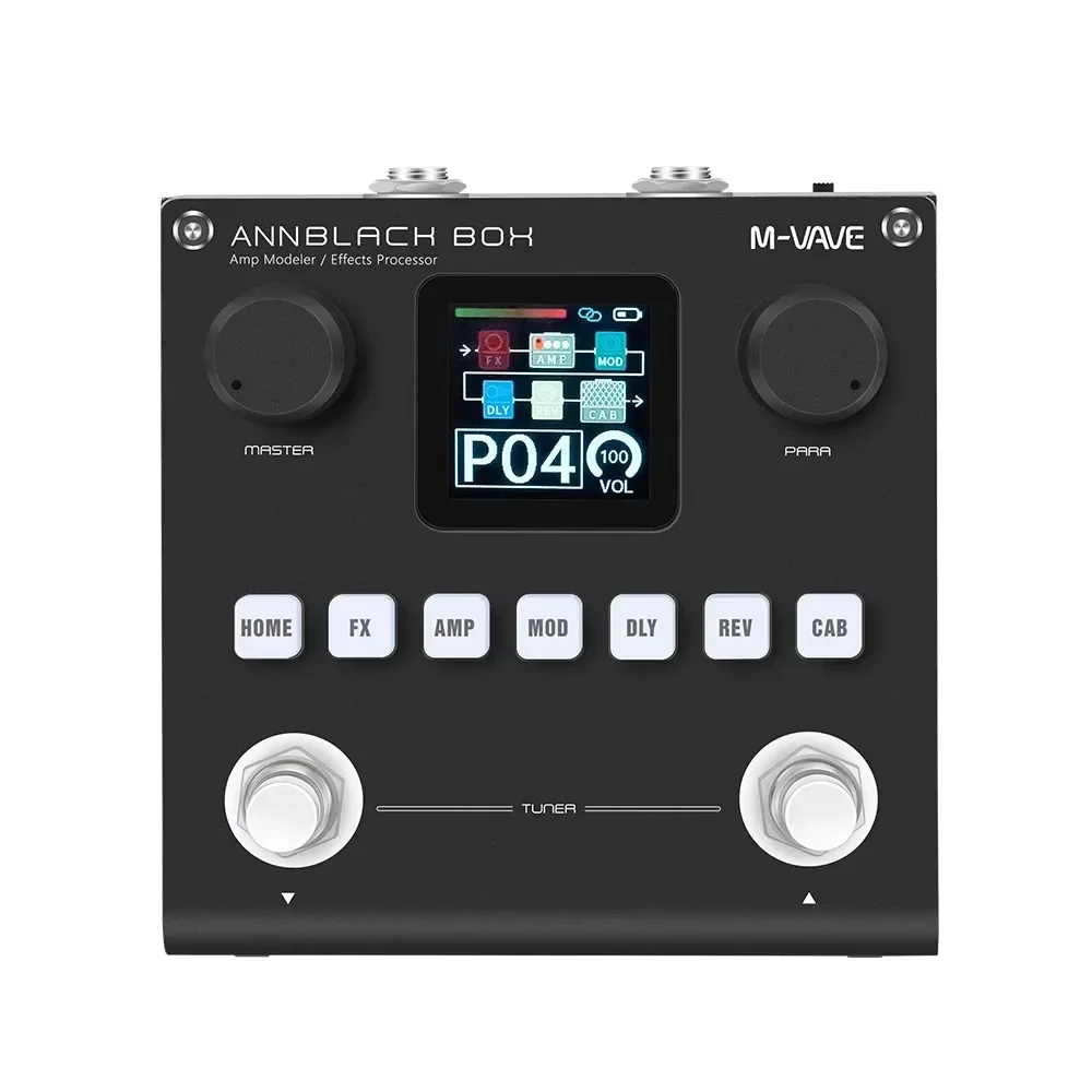【新品未開封】M-VAVE ANNBLACKBOX IR AMPモデリング M-VAVE ANNBLACKBOX Guitar / Bass AMP Modeler Portable Multi