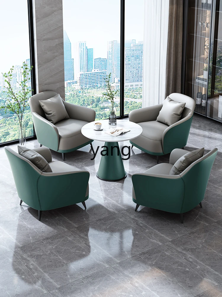 CX light luxury sofa chair modern reception negotiation table and chair combination