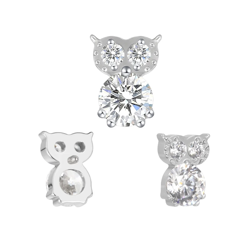 ASTM F136 Titanium Airplane Stud Earrings