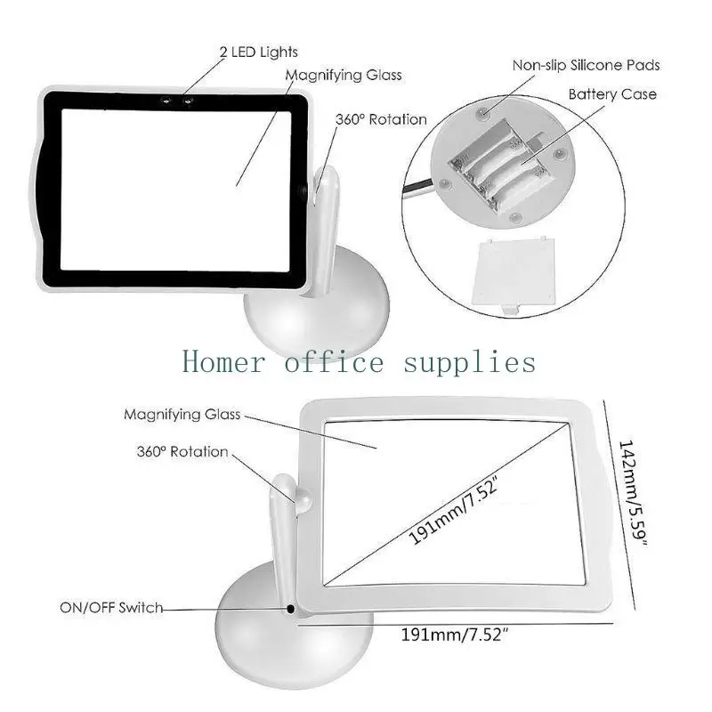 

K43B Reading Viewer Portable Magnify Glass Accessories Accessories