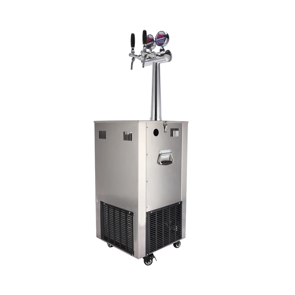 Stainless Steel Mobile Beer Dispenser Cooler Bar Equipment Drink Dispensers