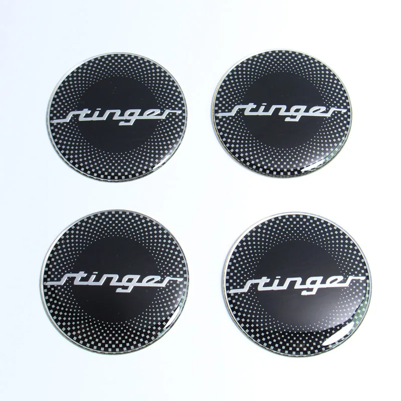 7Pcs Car Front Hood Emblem Rear Trunk Badge Steering Wheel Center Hub Center Sticker For KIA Stinger K5 Forte Rio Optima Sorento