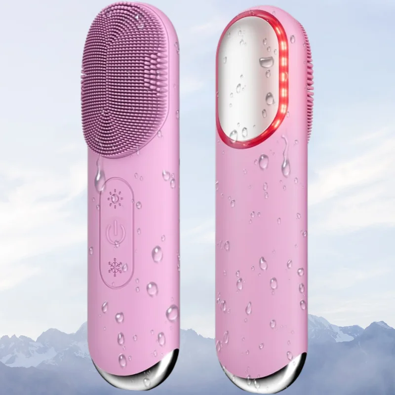 أدوات العناية بالبشرة الكهربائية الوجه الأسود رجل الوجه حمام فرشاة المطهر للجسم بالموجات فوق الصوتية تنظيف الوجه فرش لخبير التجميل #5