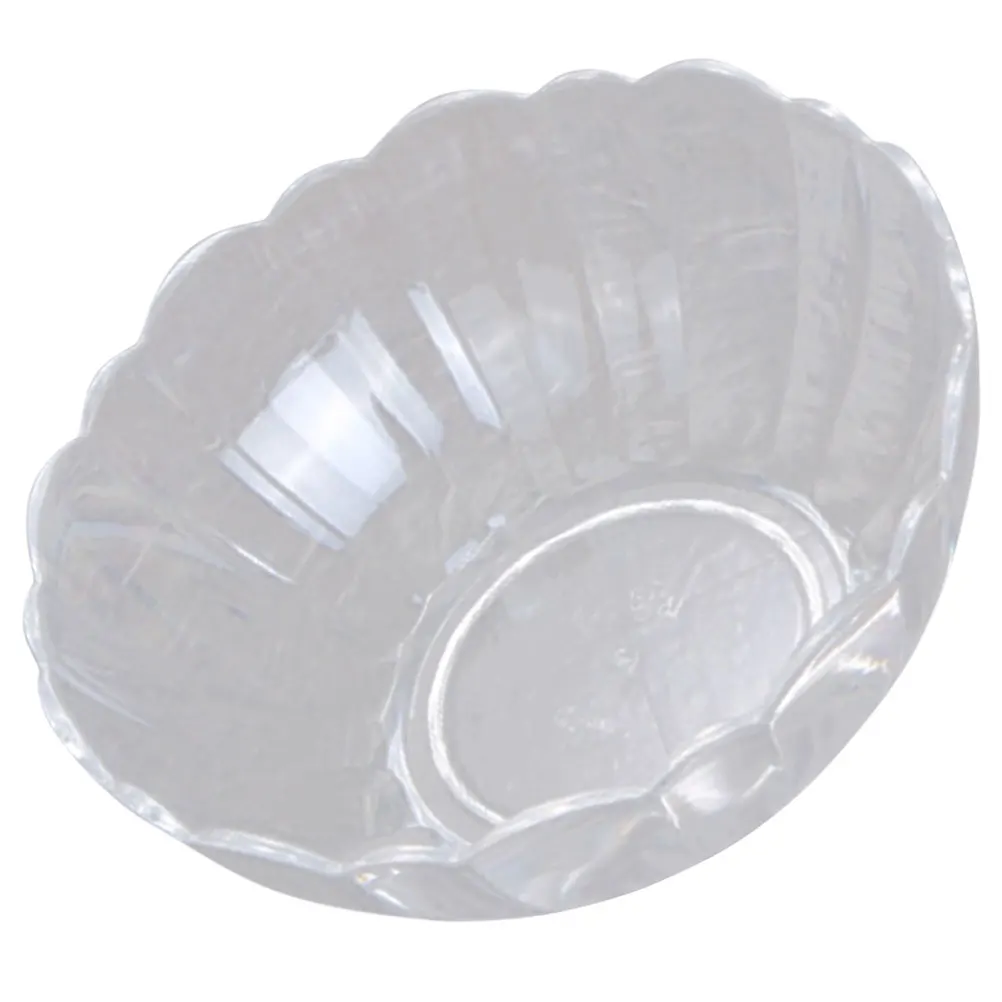 

Delicate Acrylic Dessert Fruit Storage Serving Household Kitchen Bowl For Restaurant Decorative Salad Ice Cream Bowl Large