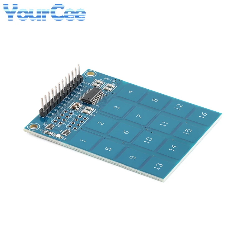 TTP223 TTP224 TTP226 TTP229 Touch Key Button Switch Module Single 4/8/16 Channel Touching Capacitive Sensor For Arduino