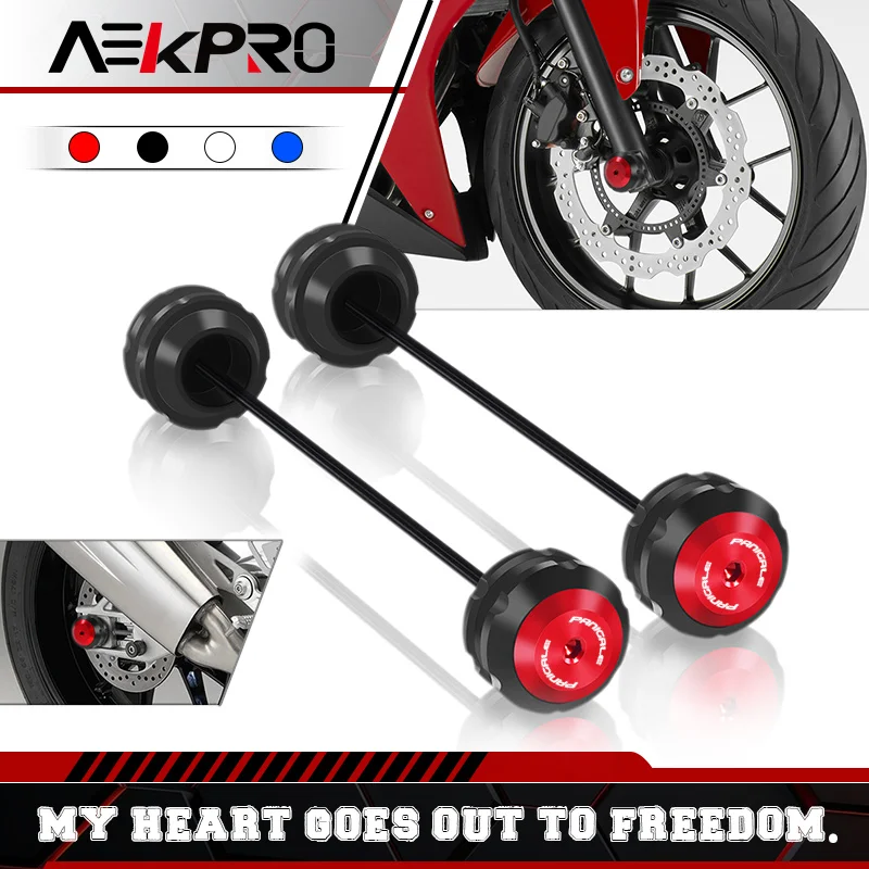 Motorcycle Accessories For PANIGALE 899 2013-2016 CNC Front Rear Wheels Fork Axles Crash Sliders Protector Pad panigale