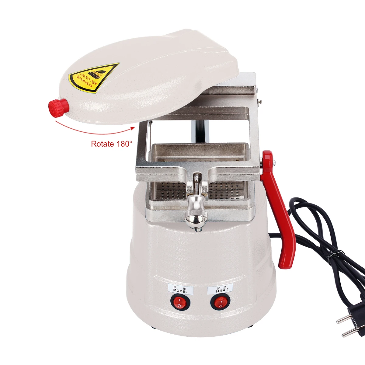 AZDENT Dental-Vakuumformmaschine JT-18: Wärme-Thermoformgerät für Zahnspangen und Retainer – Dentale Formgebungswerkzeuge und -ausrüstung – Detail 2