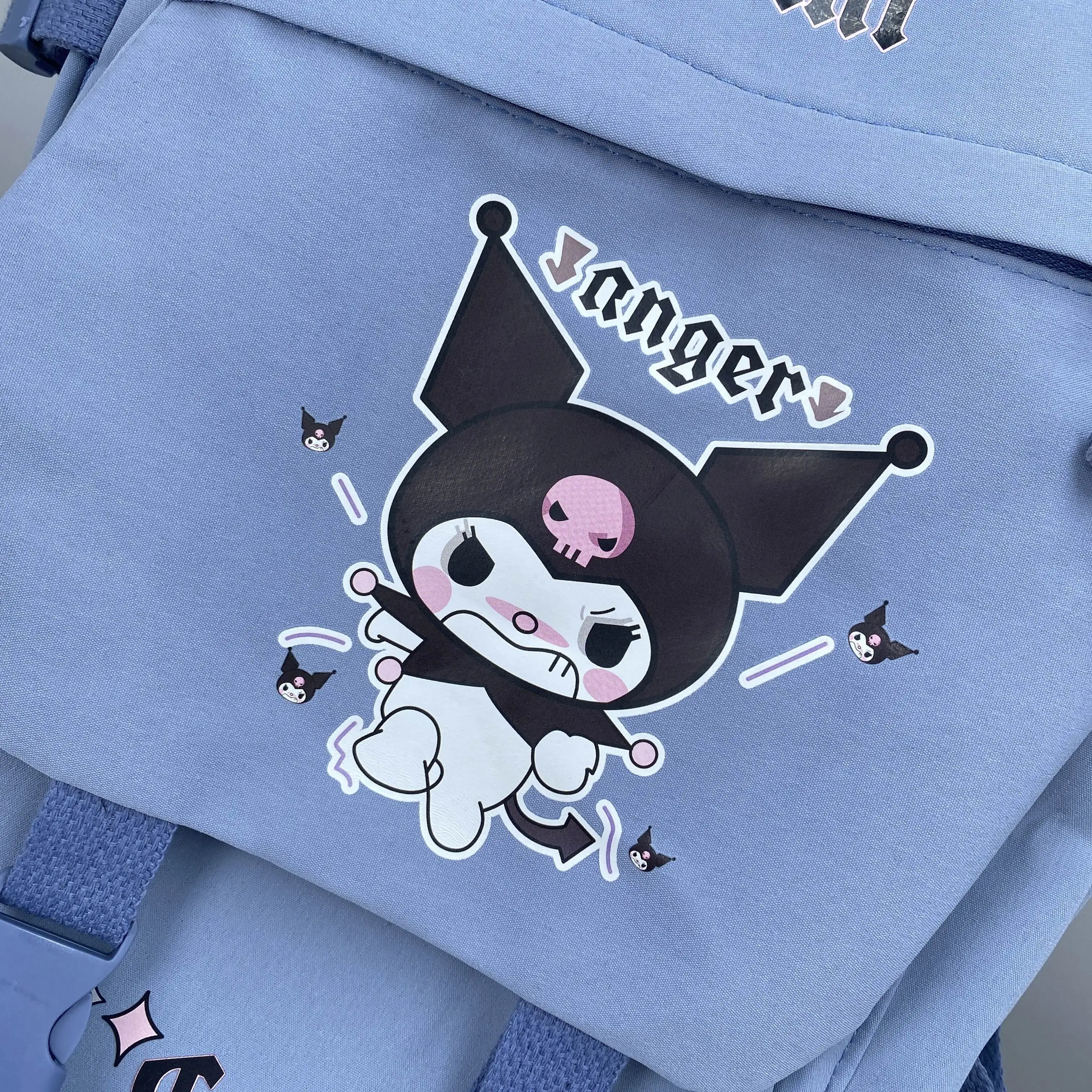 Mochila Sanrio de dibujos animados para mujer, morral de gran capacidad para estudiantes, periféricos de anime, 1 piezas