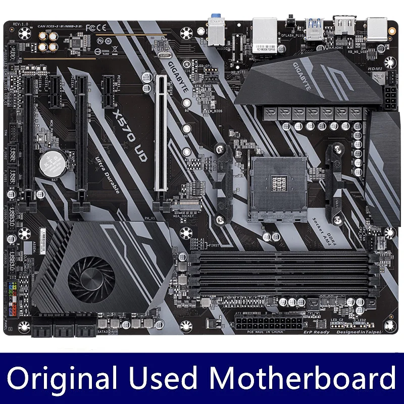 Gigabyte X570 UD X570A Motherboard Socket AM4 AMD X570 DDR4 128GB PCI-E 4.0 support Ryzen 7 5700X 3800XT 5650G 5600G 5300G ATX