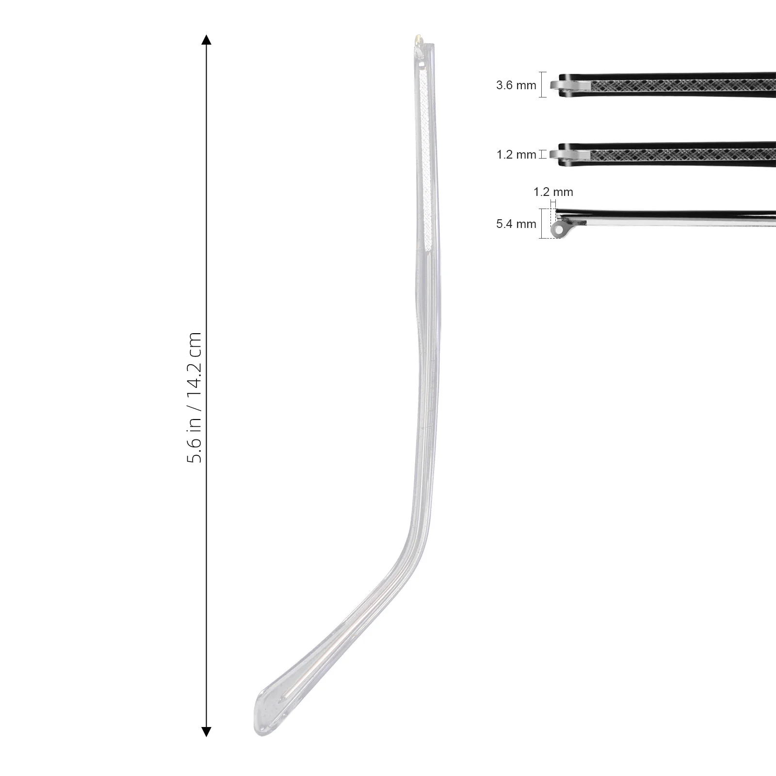 Patas de gafas Accesorios para gafas Hombres y mujeres para kit de reparación de gafas Brazo de gafas de metal