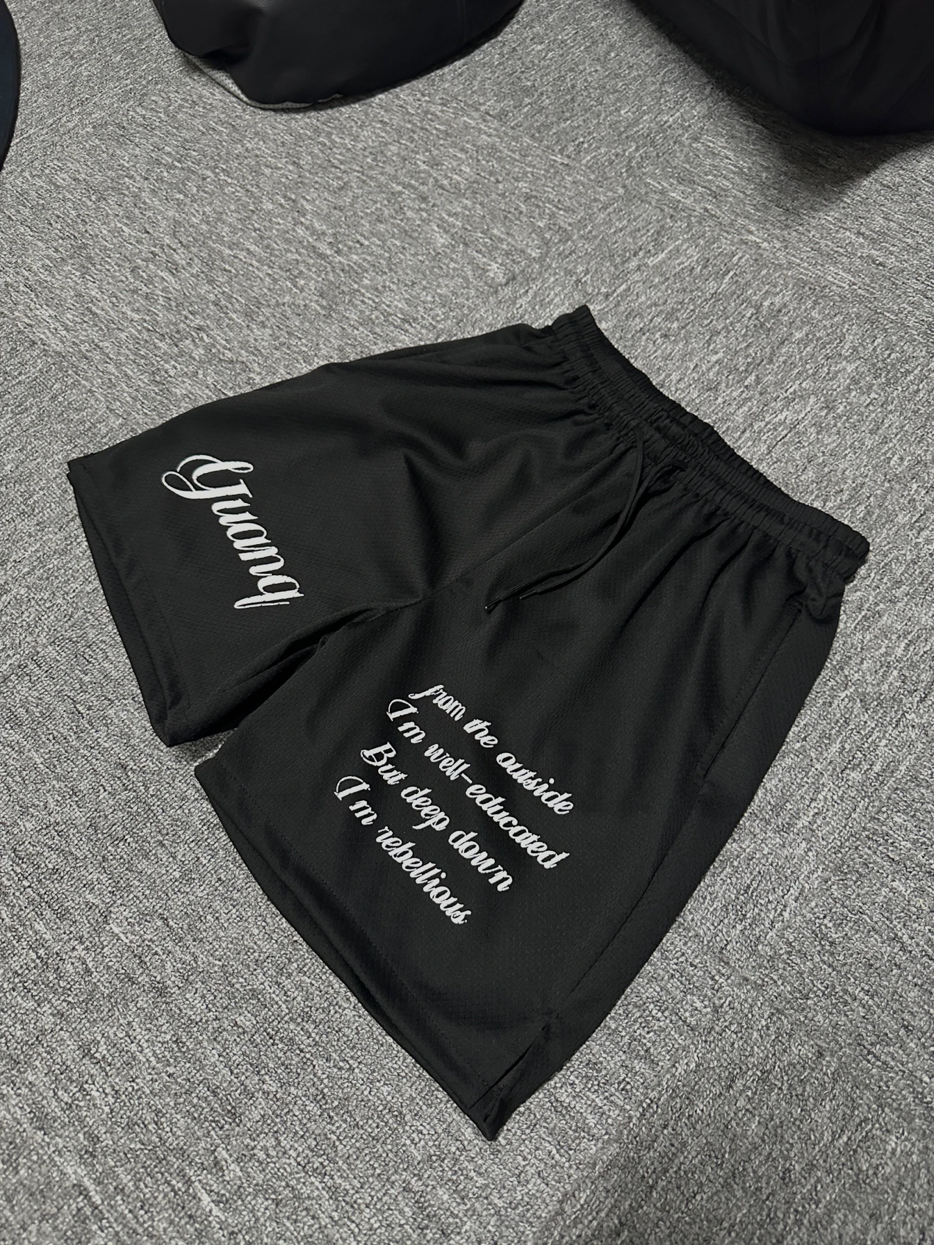 

Мужские повседневные свободные брюки до колена в стиле ретро с буквенным принтом и логотипом, молодежные летние дышащие прямые ноги