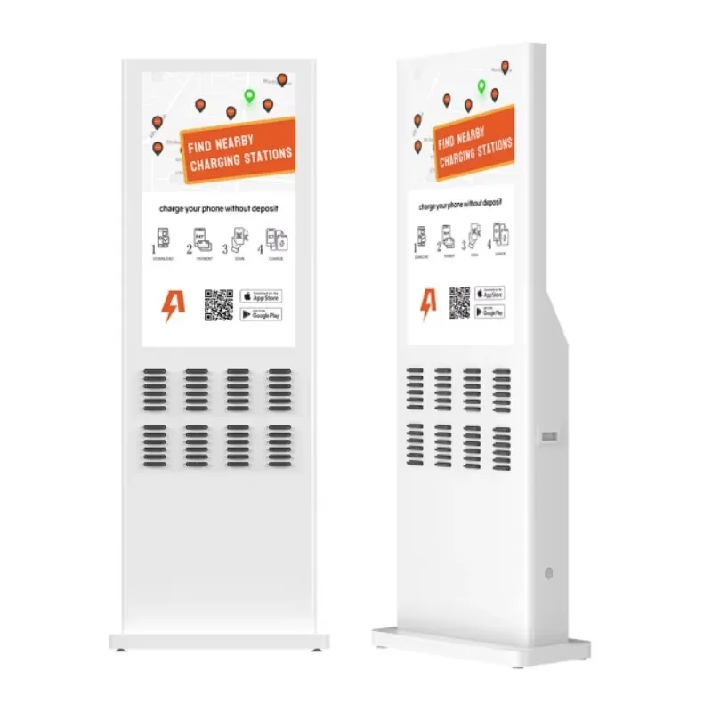 

Открытый торговый автомат с большим экраном, общий внешний аккумулятор, аренда минета станции, внешний аккумулятор, 48 слотов, 20 слотов