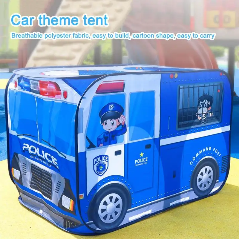 Foldable Play Tent Ice Cream Truck Foldable Pop Out Tent Cute Creative Pop Out Tent Large Capacity Tent For Role Play Games Part