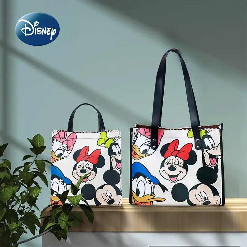 

Disney Mickey New Women's Handbag Luxury Brand Original Fashion Trend Women's Shoulder Bag Cartoon Women's Bag Large Capacity