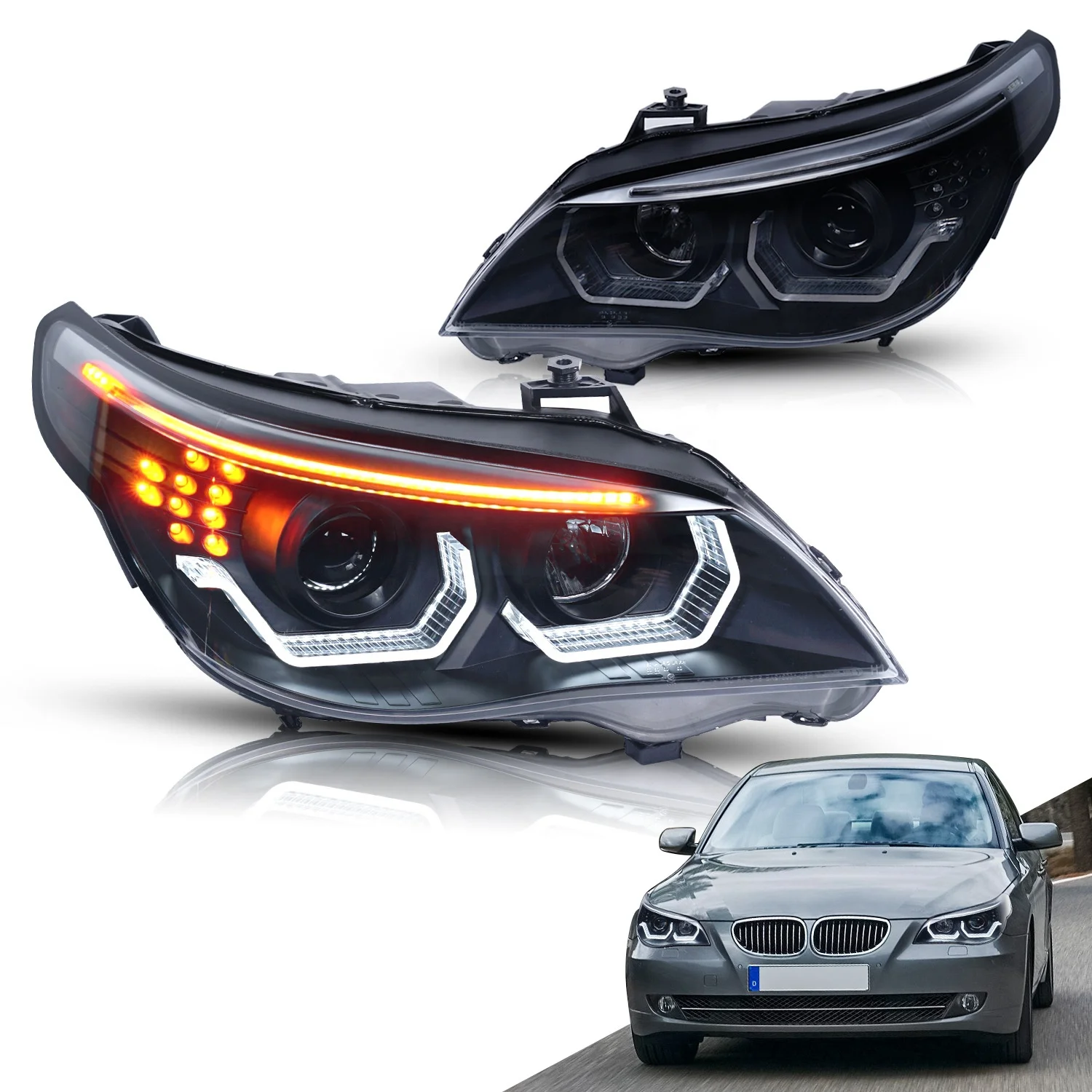 

Direct Wholesale Auto Lighting Systems for 'BMW 5 Series E60 2003-2010 Halogen Xenon Tail Lights Head Lamp Headlight Assembly