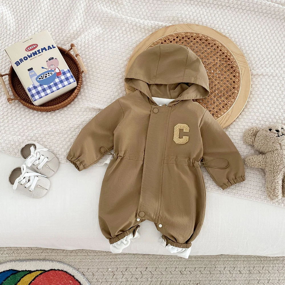 MILANCEL ﻿ Herbst Baby Strampler Outdoor Jacke 0-2Y Unisex Infant Casual Doppel-schicht Mit Kapuze Overall Kleinkind Warme Outwear Kleidung – Detail 23