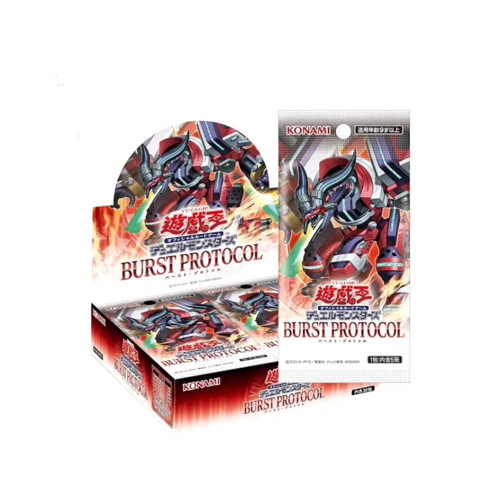 Yugioh Konami Caja Oficial Burst Protocol +1Assist Pack 30 Sobres Japoneses