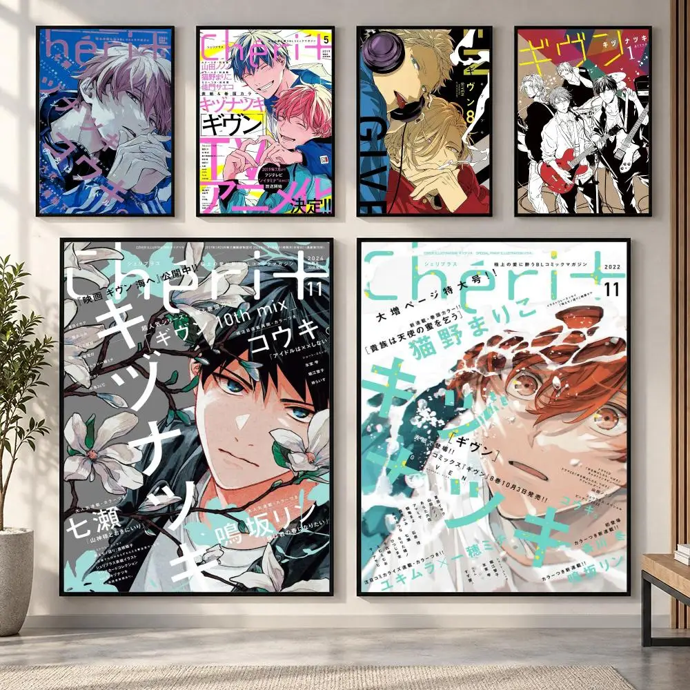 GIVEN Poster HD art sticky wall waterproof home living room bedroom bar aesthetic decoration